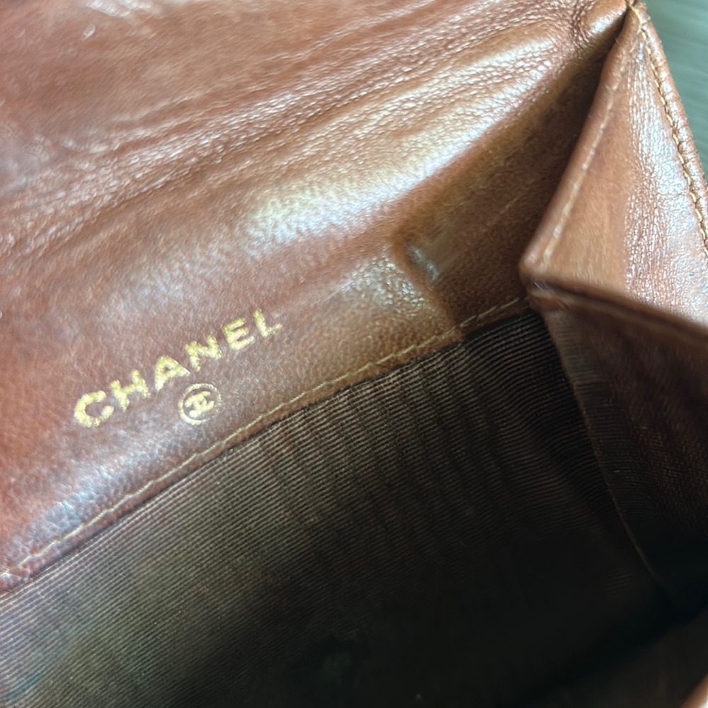 Chanel Brown Caviar Leather Wallet - Picture 11 of 13